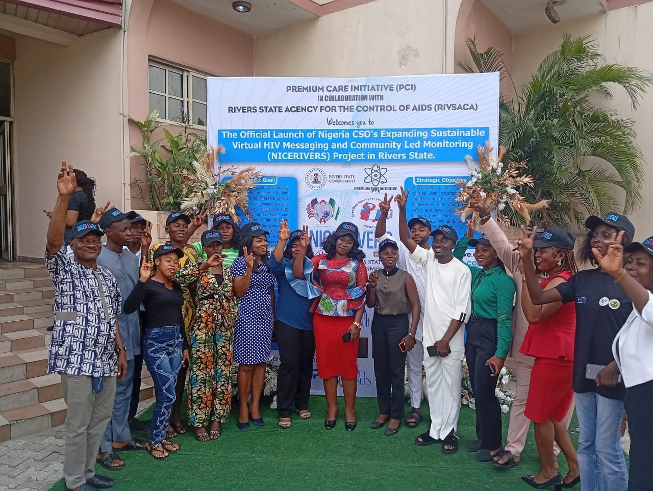 PCI and Rivers State partners at the official launch of the NICERIVERS Project in Port Harcourt